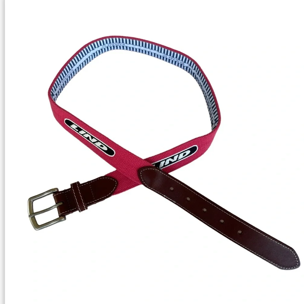 J.T. Spencer Leather/fabric belt size 36